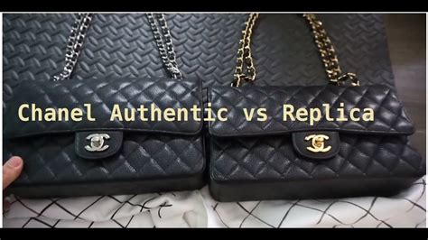 chanel leather replica bags|how to tell a genuine chanel bag.